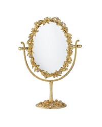 Cornelia Oval Magnified Standing Mirror by   