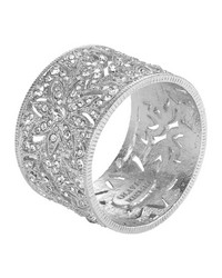 Silver Windsor Napkin Ring Set of 4 by   