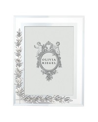 Silver Laurel 5in x 7in Frame Silver by   