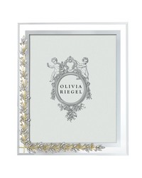 Gold & Silver Laurel 8in x 10in Frame Gold by   