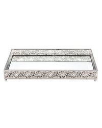 Large Windsor Beveled Mirror Tray by   