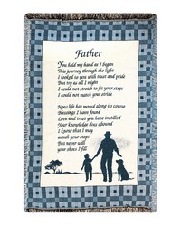 Father You Held... 2 Layer Throw by   