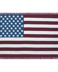 Stars & Stripes 50x60 Tapestry Throw by   