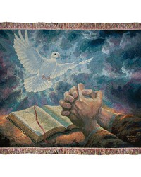 Answered Prayers 50x60 Woven Throw by   