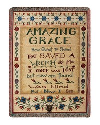 Amazing Grace Csg50x60 Tap Throw by   