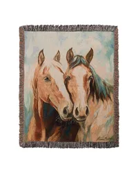 Caballo Magnific Blonde 50x60 Woven Throw by   
