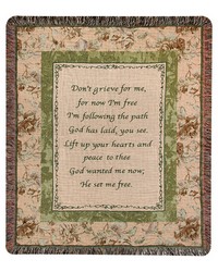 Dont Grieve 50x60 Tapestry Throw by   