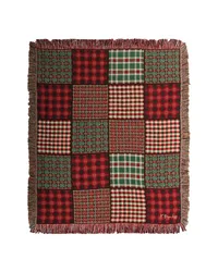 Holiday Plaid 50x60 Throw by   