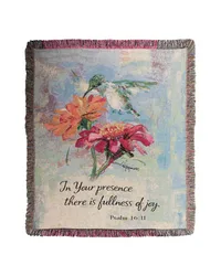 In Your Presence 50x60 Tapestry Throw by   