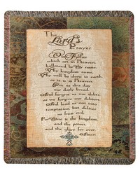 The Lords Prayer 50x60 Tap Throw by   