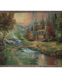 Mountain Paradise kin50x60 Tap Throw With Verse by   