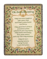 Peace And Plenty Tapestry Throw by   