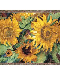 Sunny Faces Por60x50 Tap Throw by   