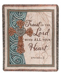 Trust In The Lord 50x60 TapThrow by   