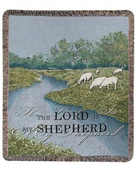 The Lord Is My Shepherd 50x60 Throw by   