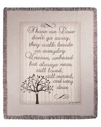 Those We Love 50x60 Tap Throw by   