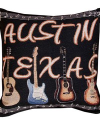 Austin Guitars 17 Pillow by   