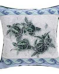 Sea Turtles 17 Tapestry Pillow by   