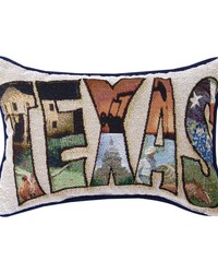 Texas word Pillow by   