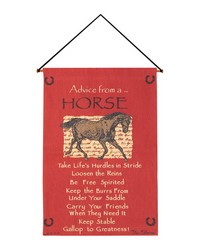 Advice From A Horse Ytn17x26 Wh by   