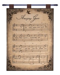 How Sweet The Sound 26x36 Wallhanging by   