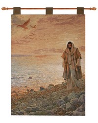 In The World But Not Of The World Ols26x36 Wallhanging by  Mitchell Fabrics 