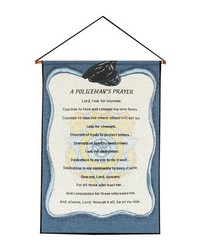 A Policemans Prayer17x25 Wallhang by   