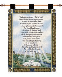23rd Psalm26x36 Wallhanging by   