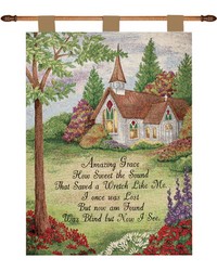 Amazing Grace 26x36 Wallhanging by   