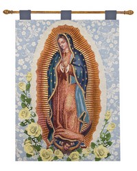 Our Lady Of Guadalupe 26x36 Wall Hanging by  Beacon Hill 