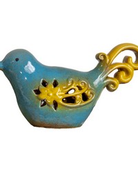 Swirl Tailed Ceramic Birds S2 by   