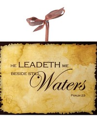 Psalm 23  Inspirational Plaque S3 by   