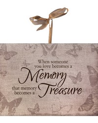 Memory Ceramic Inspirational Plaque by   