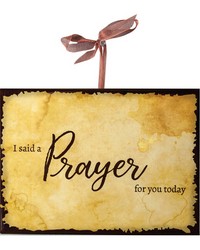 Said A Prayer  Inspirational Plaque S3 by   
