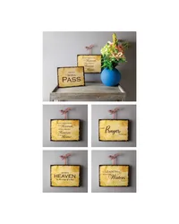 Wings Of A Dove Inpsirational Plaque Set of 3 by   