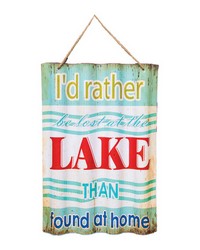 Corrugated Lake Sign S2 by   