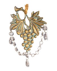 Grapes Dangle Ornament Bronze S4 by   