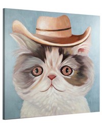 Carl The Cat Canvas Art 32