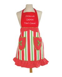 Christmas Calories Womens Apron by   