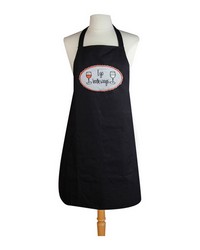 I Go Both Ways Wine Word Apron by   