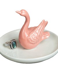 Swan Ceramic Ring Dish S4 by   