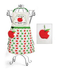 Taste And See  Kids Apron W Handtowel by   