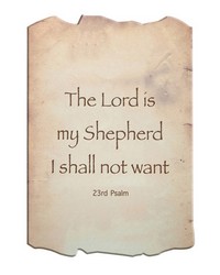 The Lord Is My Shepherd Word Sign S by   