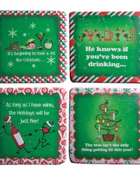 Christmas Wine Coaster S4 by   