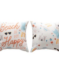 Beach Vibes- The Beach Is My Happy Place 9x9 Climaweave Pw by   