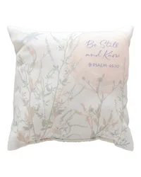 Tranquil Prairie Be Still And Know 9x9 Climaweave Pillow by   