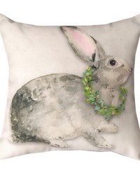 Bunny Trailf  Pillow by   