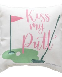 Golfing-kiss My Putt 9x9 Climaweave Pw by   