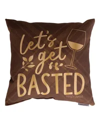 Lets Get Basted 12x12 Pillow by   