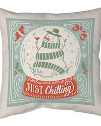 Naughty And Nice Iii 9x9 Pillow by   